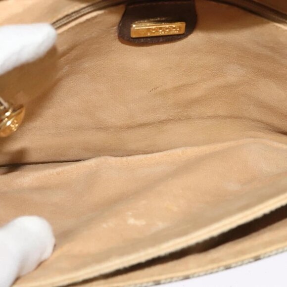 GUCCI GG Supreme Shoulder Bag PVC Beige Gold 004 904 0671 Auth - Picture 2 of 14
